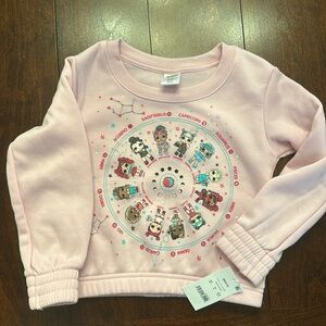 New with tags LOL Surprise Girls Sweatshirt size XS (4-5)